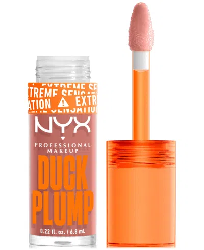 Nyx Professional Makeup Duck Plump Lip Gloss In Bangin Bare