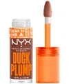 Nyx Professional Makeup Duck Plump Lip Gloss In Mocha Me Crazy