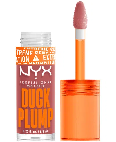 Nyx Professional Makeup Duck Plump Lip Gloss In Nude Swings