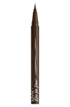 Nyx Professional Makeup Epic Ink Waterproof Liquid Eyeliner In Dark Chocolate