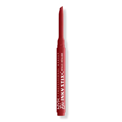 Nyx Professional Makeup Epic Inky Stix Mechanical Cream Gel Eyeliner - Robotic Red In Brown