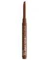 Nyx Professional Makeup Epic Inky Stix Mechanical Cream Gel Eyeliner, 0.003 Oz. In Brown