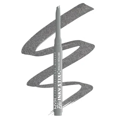 Nyx Professional Makeup Epic Inky Stix Waterproof Cream Gel Eyeliner (various Shades) - Silver Shock