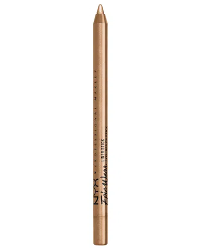 Nyx Professional Makeup Epic Wear Liner Stick Long-lasting Eyeliner Pencil In 2 Gold Plated (gold)