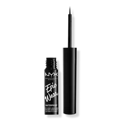 Nyx Professional Makeup Epic Wear Metallic Long-lasting Liquid Eyeliner - Black Metal