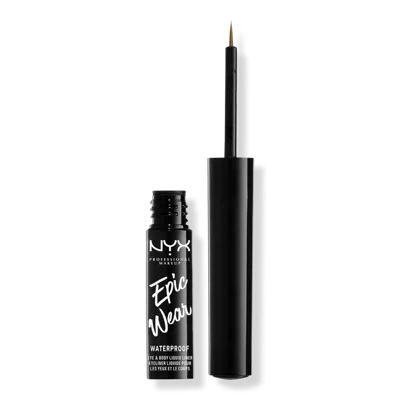 Nyx Professional Makeup Epic Wear Metallic Long-lasting Liquid Eyeliner - Brown Metal