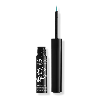 Nyx Professional Makeup Epic Wear Metallic Long-lasting Liquid Eyeliner - Teal Metal