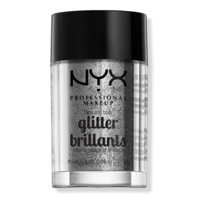 Nyx Professional Makeup Face And Body Glitter - Silver