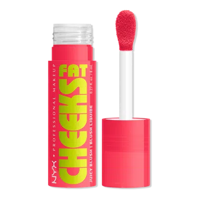 Nyx Professional Makeup Fat Cheeks Dewy Liquid Blush - Bouncin Berry