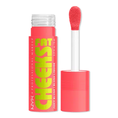Nyx Professional Makeup Fat Cheeks Dewy Liquid Blush - Peach Plunge