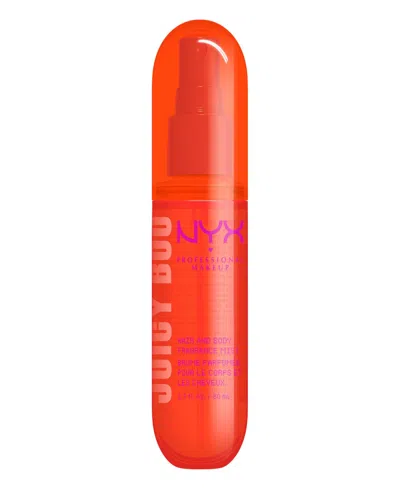 Nyx Professional Makeup Fat Oil Body Mist, 2.7 Oz. In Transparent