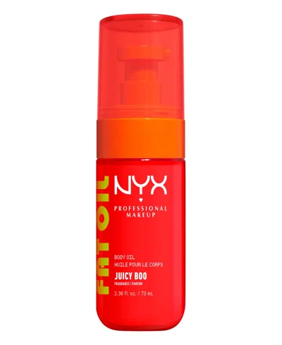 Nyx Professional Makeup Fat Oil Body Oil, 2.36 Oz. In Transparent