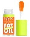 Nyx Professional Makeup Fat Oil Lip Drip, 0.16 Oz. In Orange