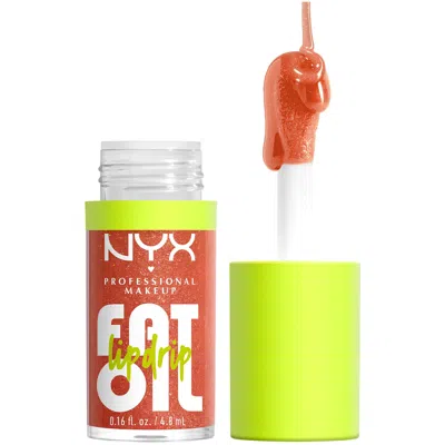 Nyx Professional Makeup Fat Oil Lip Drip 12h Hydration Non-sticky Finish Lip Gloss 4.8ml (various Shades) - Follow Back