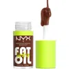 Nyx Professional Makeup Fat Oil Lip Drip 12h Hydration Non-sticky Finish Lip Gloss 4.8ml (various Shades) - Livin' The Cream In Livin' The Cream
