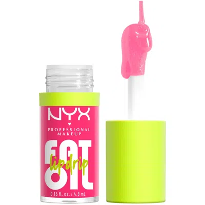 Nyx Professional Makeup Fat Oil Lip Drip 12h Hydration Non-sticky Finish Lip Gloss 4.8ml (various Shades) - Missed Call