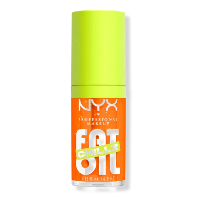 Nyx Professional Makeup Fat Oil Lip Drip Chillz Cooling Lip Oil - Citrus Chiller