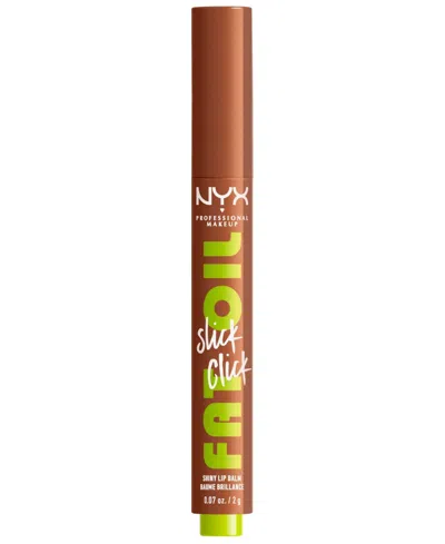 Nyx Professional Makeup Fat Oil Slick Click Lip Balm, 0.07 Oz.
