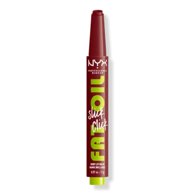 Nyx Professional Makeup Fat Oil Slick Click Vegan Lip Balm - In A Mood