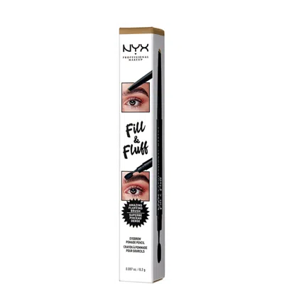 Nyx Professional Makeup Fill And Fluff Eyebrow Pomade Pencil 0.2g (various Shades) - Blonde