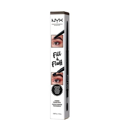 Nyx Professional Makeup Fill And Fluff Eyebrow Pomade Pencil 0.2g (various Shades) - Brunette