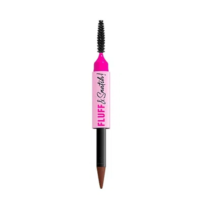 Nyx Professional Makeup Fluff & Snatch! Brow Powder Pen In Black