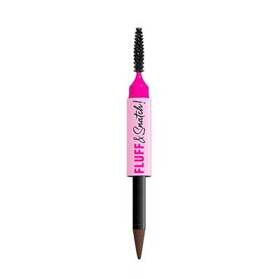 Nyx Professional Makeup Fluff & Snatch! Brow Powder Pen In Brown