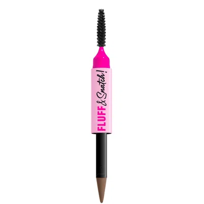 Nyx Professional Makeup Fluff N Snatch Brow Powder Pen (various Shades) - Taupe 03
