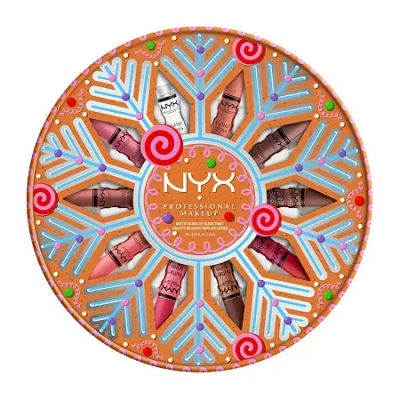 NYX PROFESSIONAL MAKEUP FROSTED COOKIE BUTTER GLOSS KIT ($60 VALUE)