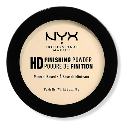 Nyx Professional Makeup Hd Finishing Powder Pressed Setting Powder - Banana In Yellow