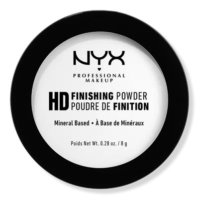 Nyx Professional Makeup Hd Finishing Powder Pressed Setting Powder - Translucent In Transparent