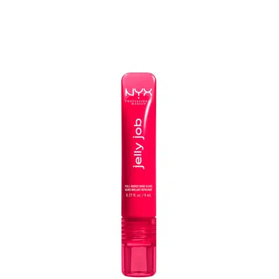 Nyx Professional Makeup Jelly Job, Full-bodied Shine Gloss, Lip-smoothing Shine (various Shades) - Cherry Jelly