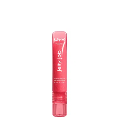 Nyx Professional Makeup Jelly Job, Full-bodied Shine Gloss, Lip-smoothing Shine (various Shades) - Jelly Kiss'd