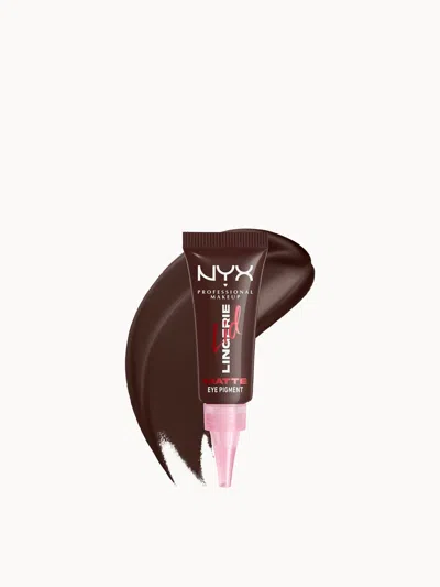 Nyx Professional Makeup Lid Lingerie Cream Eye Pigment 6ml (various Shades) - Mocha Mesh In Brown