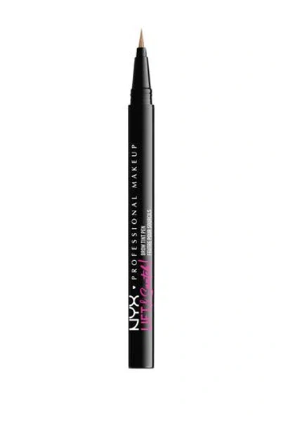Nyx Professional Makeup Lift & Snatch Brow Tint Pen In Taupe