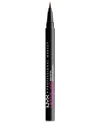 Nyx Professional Makeup Lift & Snatch Brow Tint Pen Waterproof Eyebrow Pen In 8 Espresso