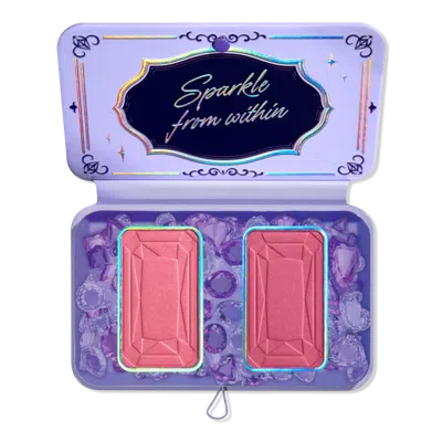 Nyx Professional Makeup Limited Edition Bridgerton Buttermelt Royal Flush Blush Duo Palette - Lady In Silver