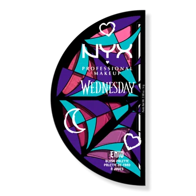 Nyx Professional Makeup Limited Edition Wednesday Stained Glass Blush Palette
