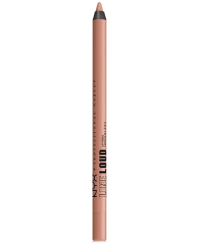 Nyx Professional Makeup Line Loud Lip Pencil In Goal Crusher