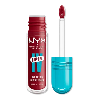 Nyx Professional Makeup Lip Iv Hydrating Gloss Stain - Berry Thirsty