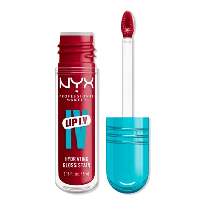 Nyx Professional Makeup Lip Iv Hydrating Gloss Stain - Redy Set Wet