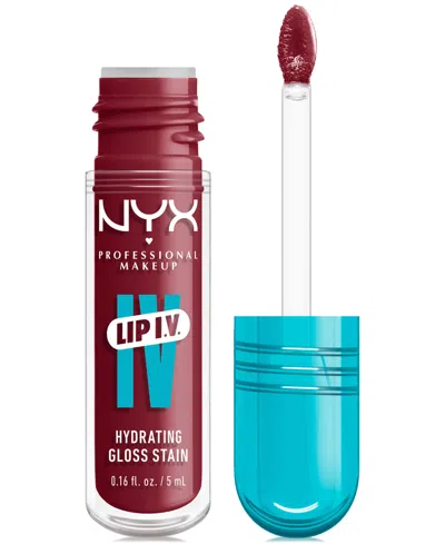 Nyx Professional Makeup Lip Iv Hydrating Gloss Stain In Bubblegum Burst