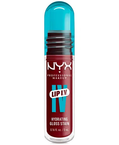 Nyx Professional Makeup Lip Iv Hydrating Gloss Stain In Cranberry Splash