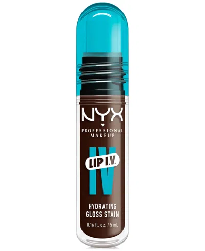 Nyx Professional Makeup Lip Iv Hydrating Gloss Stain In Espresso Soak