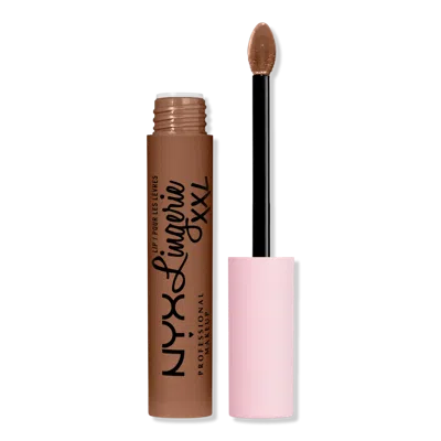 Nyx Professional Makeup Lip Lingerie Xxl Long-lasting Matte Liquid Lipstick - Hot Carmelo