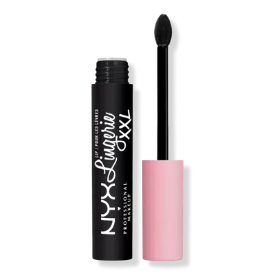 Nyx Professional Makeup Lip Lingerie Xxl Long-lasting Matte Liquid Lipstick - Naughty Noir