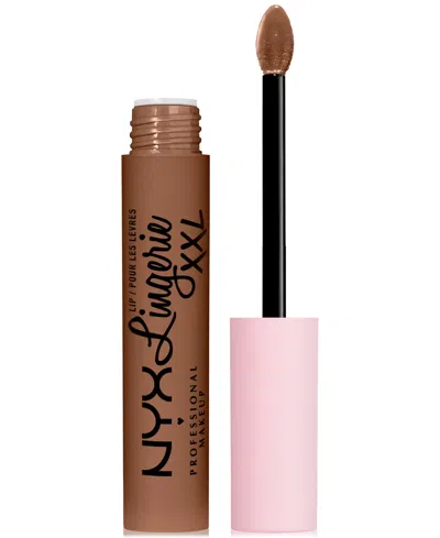 Nyx Professional Makeup Lip Lingerie Xxl Long-lasting Matte Liquid Lipstick In Hot Caramelo