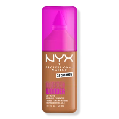 Nyx Professional Makeup Make 'em Wonder, 24h Soft Matte Foundation - Cinnamon In Brown