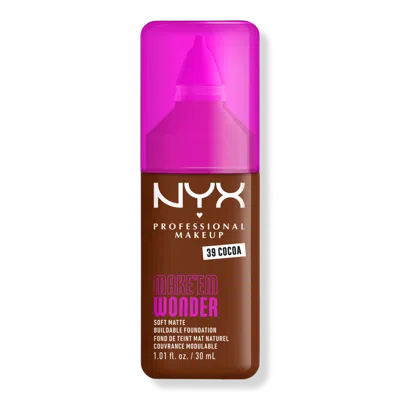 Nyx Professional Makeup Make 'em Wonder, 24h Soft Matte Foundation - Cocoa In Multi