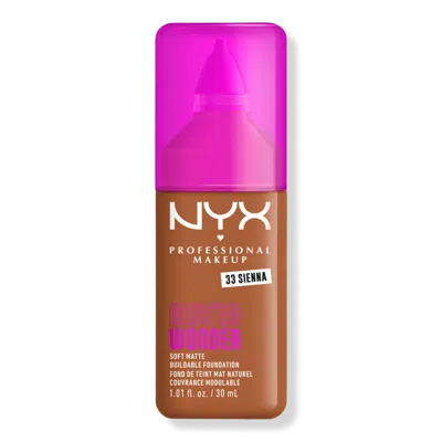 Nyx Professional Makeup Make 'em Wonder, 24h Soft Matte Foundation - Sienna In Transparent